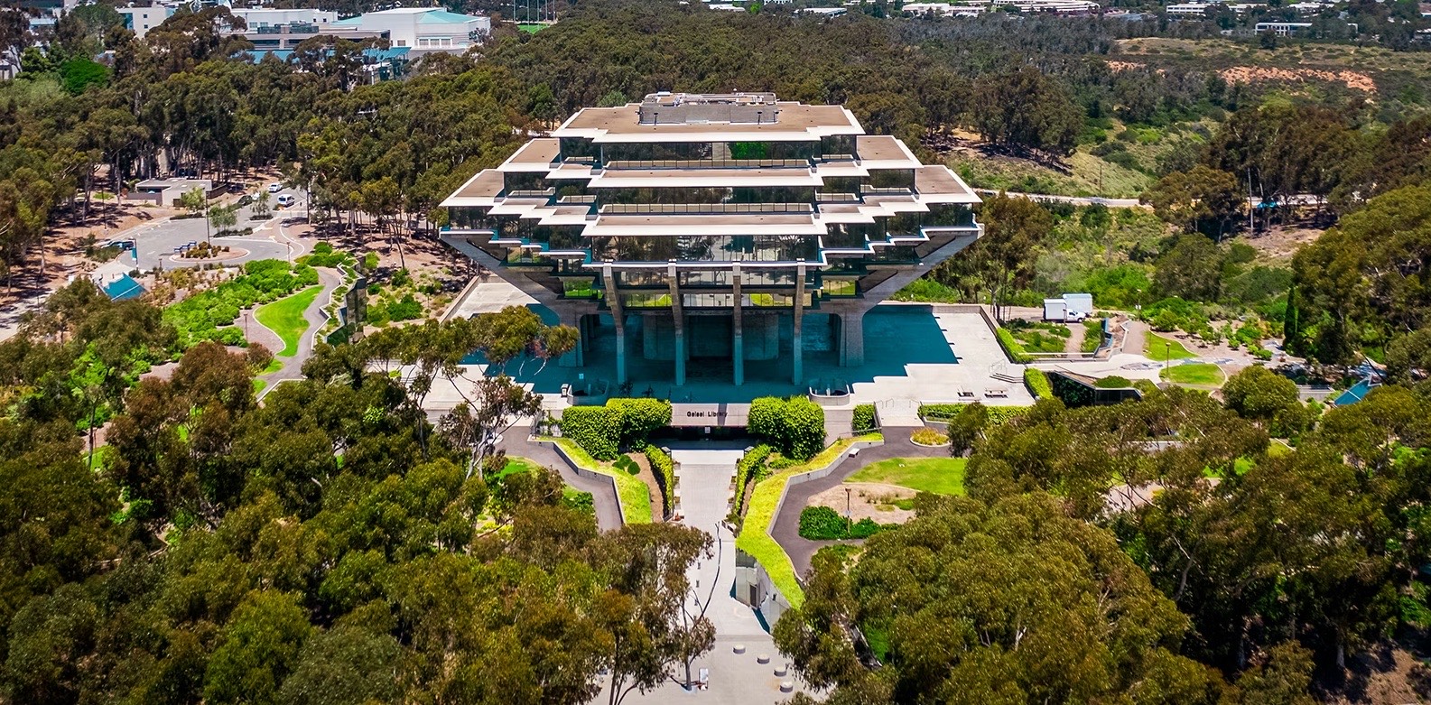 Geisel Library auf dem Campus der UC San Diego